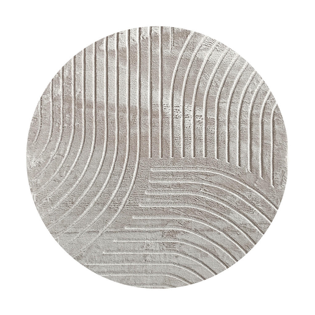 Novel KOBEREC S VYSOKÝM VLASEM, 160 cm šedohnědá