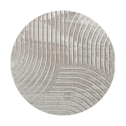 Novel KOBEREC S VYSOKÝM VLASEM, 160 cm šedohnědá