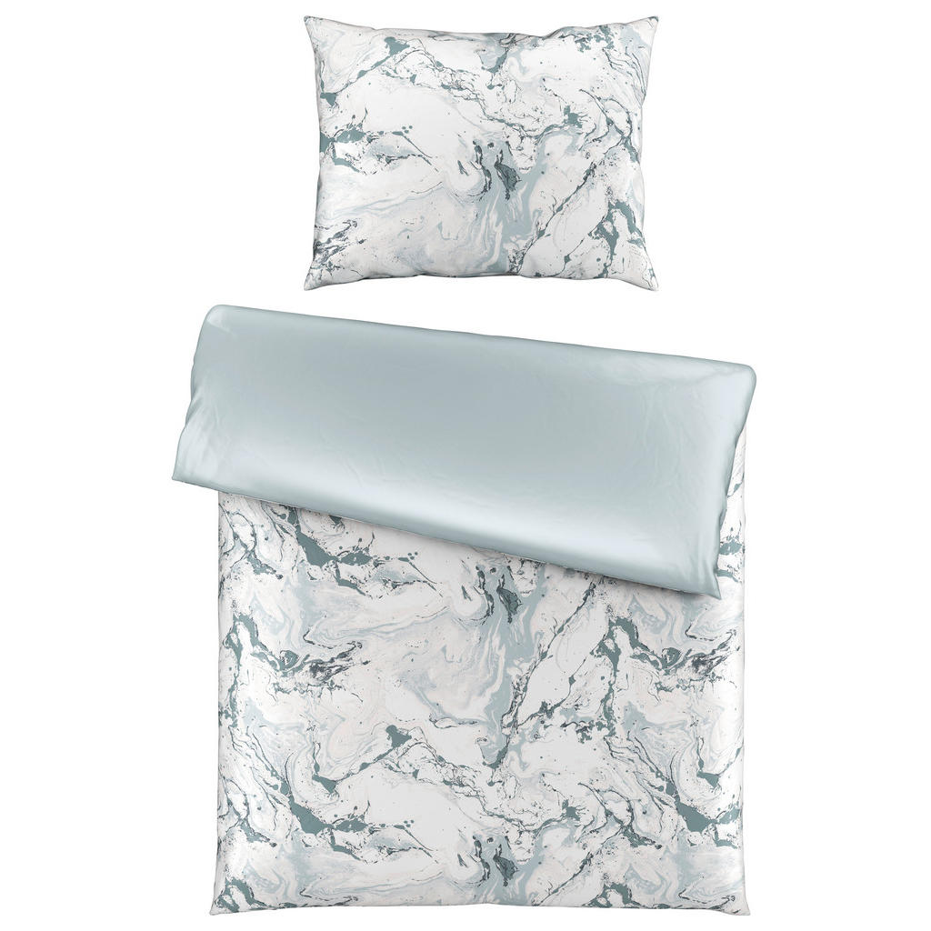 Novel OBOUSTRANNÉ POVLEČENÍ, satén, bílá, 140/200 cm