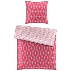 Novel OBOUSTRANNÉ POVLEČENÍ, satén, pink, 135/200 cm