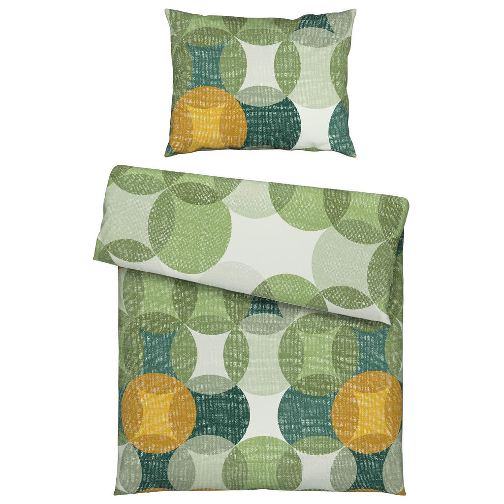 Novel POVLEČENÍ, flanel, zelená, 140/200 cm