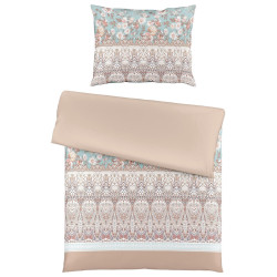 Novel POVLEČENÍ, makosatén, krémová, šedá, bílá, pastelově modrá, 140/200 cm