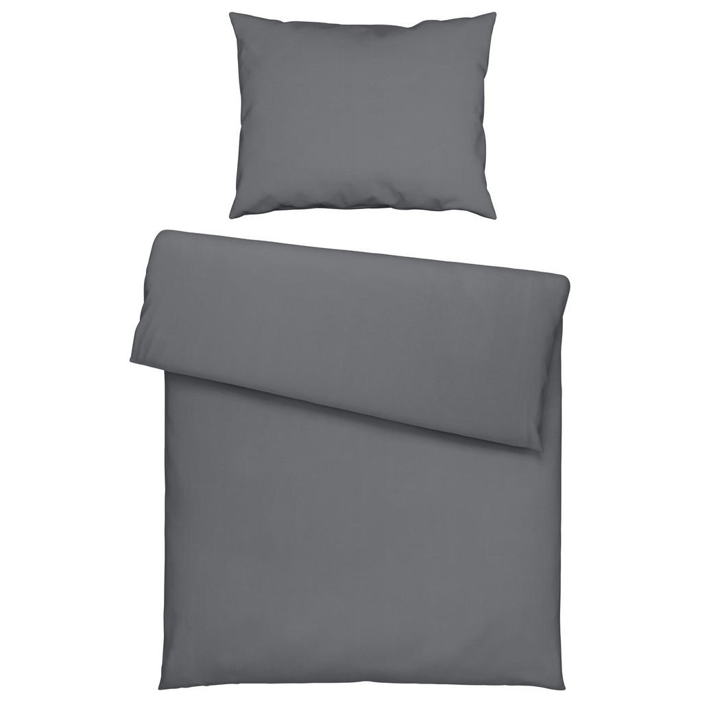 Novel POVLEČENÍ, satén, antracitová, 140/200 cm
