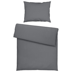 Novel POVLEČENÍ, satén, antracitová, 140/200 cm