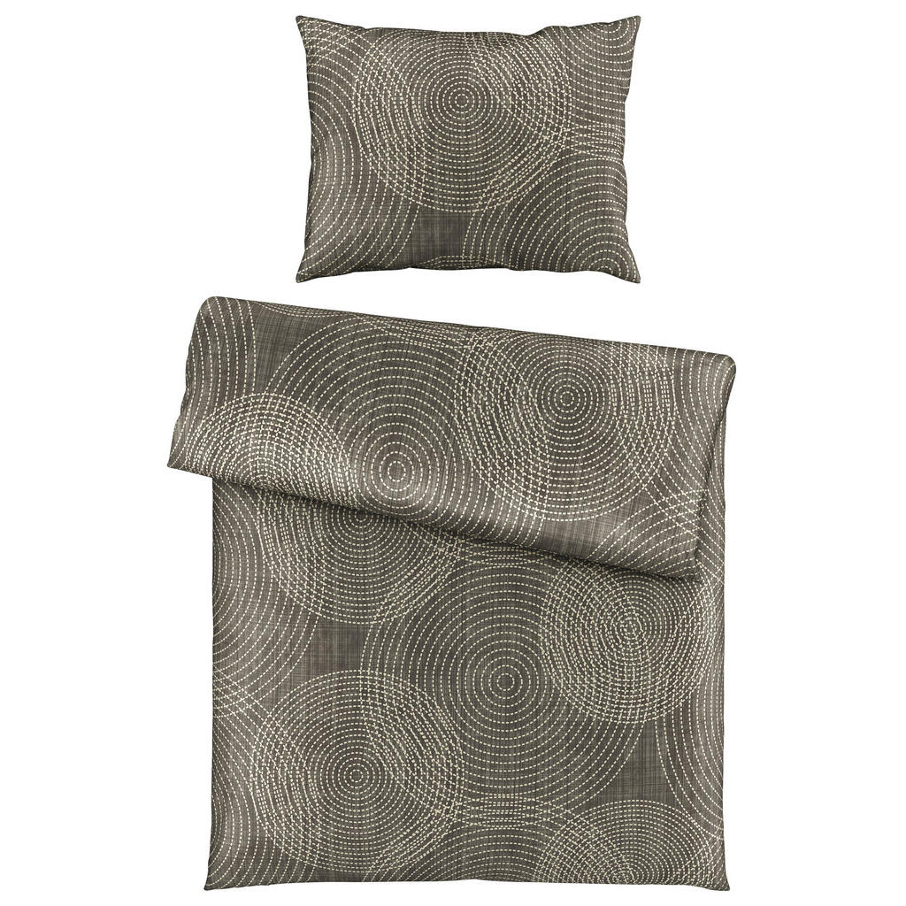 Novel POVLEČENÍ, satén, hnědá, 140/200 cm