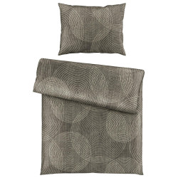Novel POVLEČENÍ, satén, hnědá, 140/200 cm