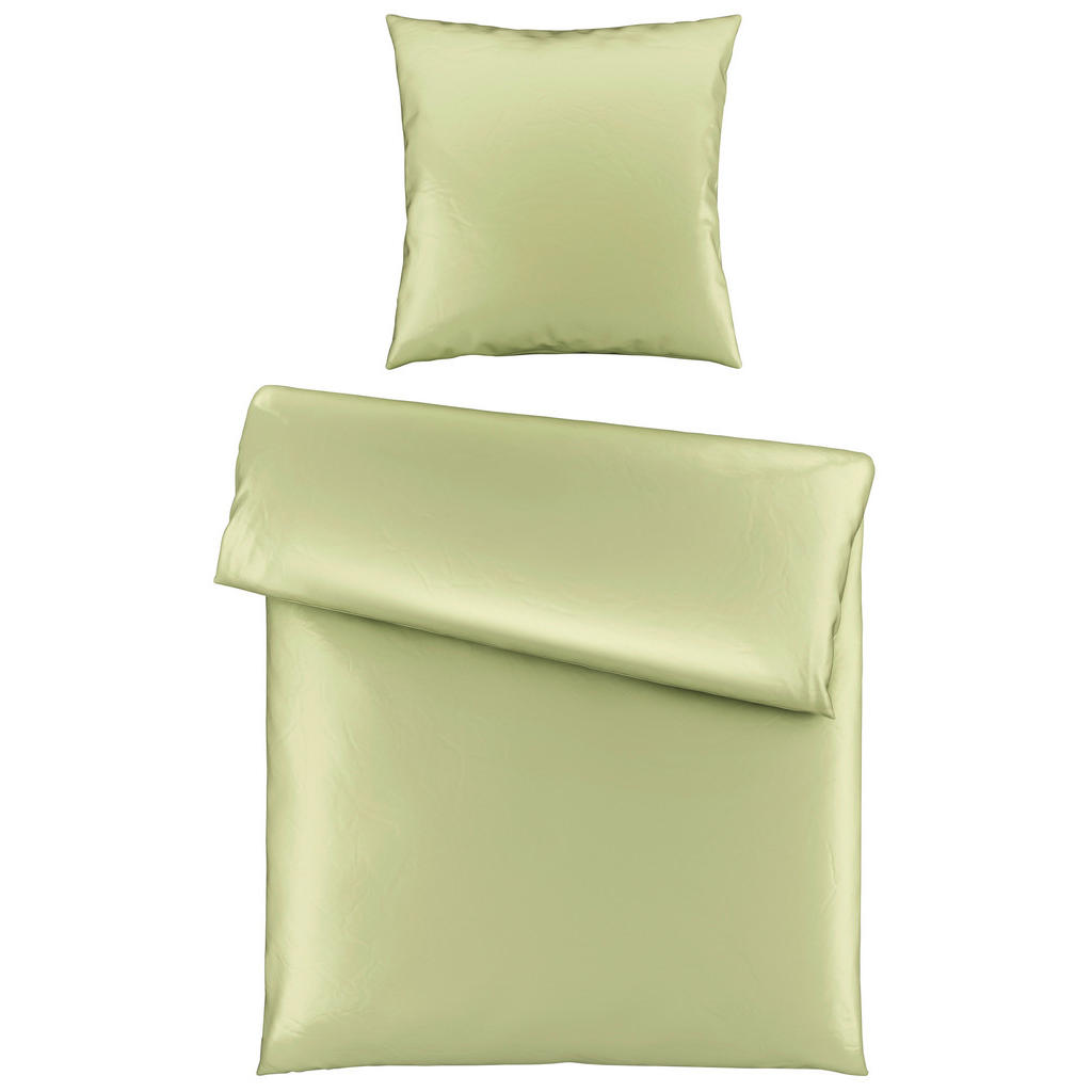Novel POVLEČENÍ, satén, světle zelená, 135/200 cm