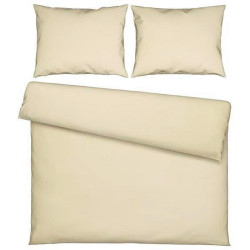 Novel POVLEČENÍ, satén, žlutá, 200/200 cm