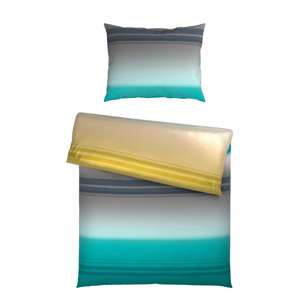 Novel POVLEČENÍ, satén, petrolej, 140/200 cm