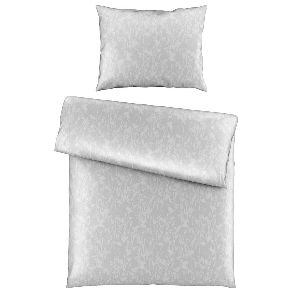 Novel POVLEČENÍ, satén, šedá, 140/200 cm