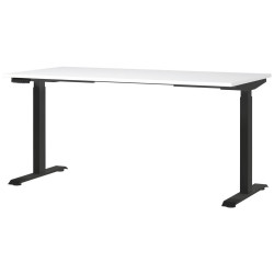 Novel PSACÍ STŮL, černá, bílá, 160/80/72-118 cm