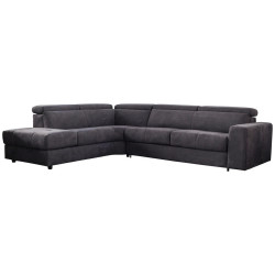 Novel ROHOVÁ SEDAČKA, textil, antracitová