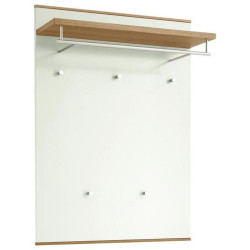 Novel ŠATNÍ PANEL, bílá, barvy dubu, 80/109/27 cm