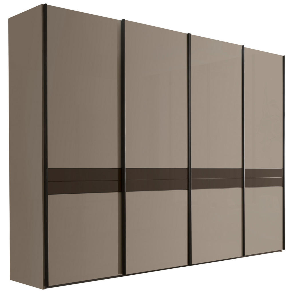 Novel SKŘÍŇ S POSOUVACÍMI DVEŘMI, barvy břidlice, šedavě hnědá, 330/236/67 cm