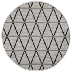 Novel VENKOVNÍ KOBEREC, 120 cm, šedá, černá