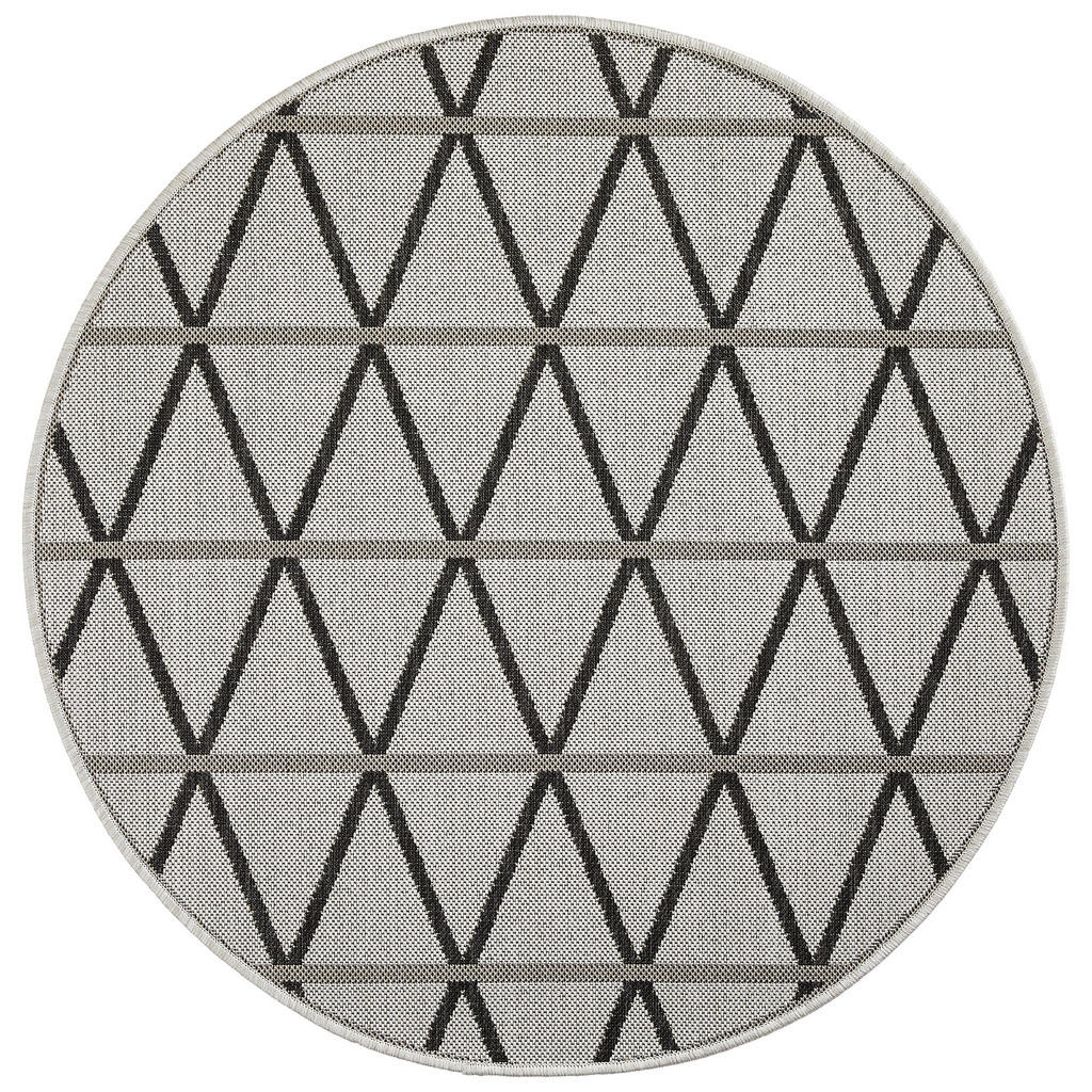 Novel VENKOVNÍ KOBEREC, 120 cm šedá, černá