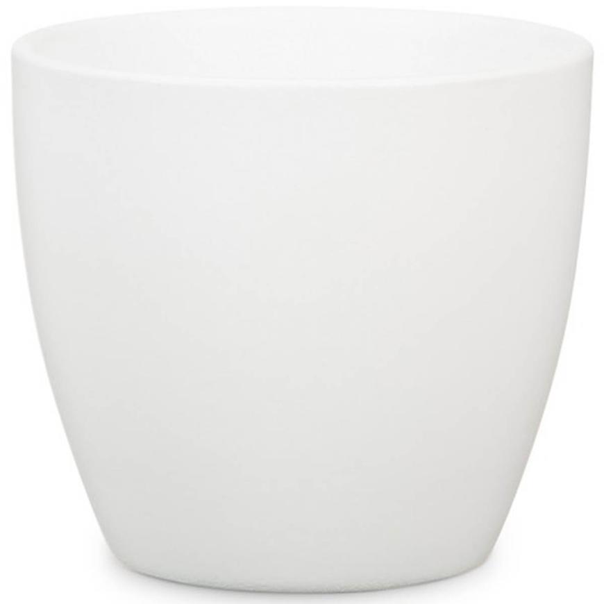 Obal na květináč keramický scheurich 920, ø11cm, barva bílá