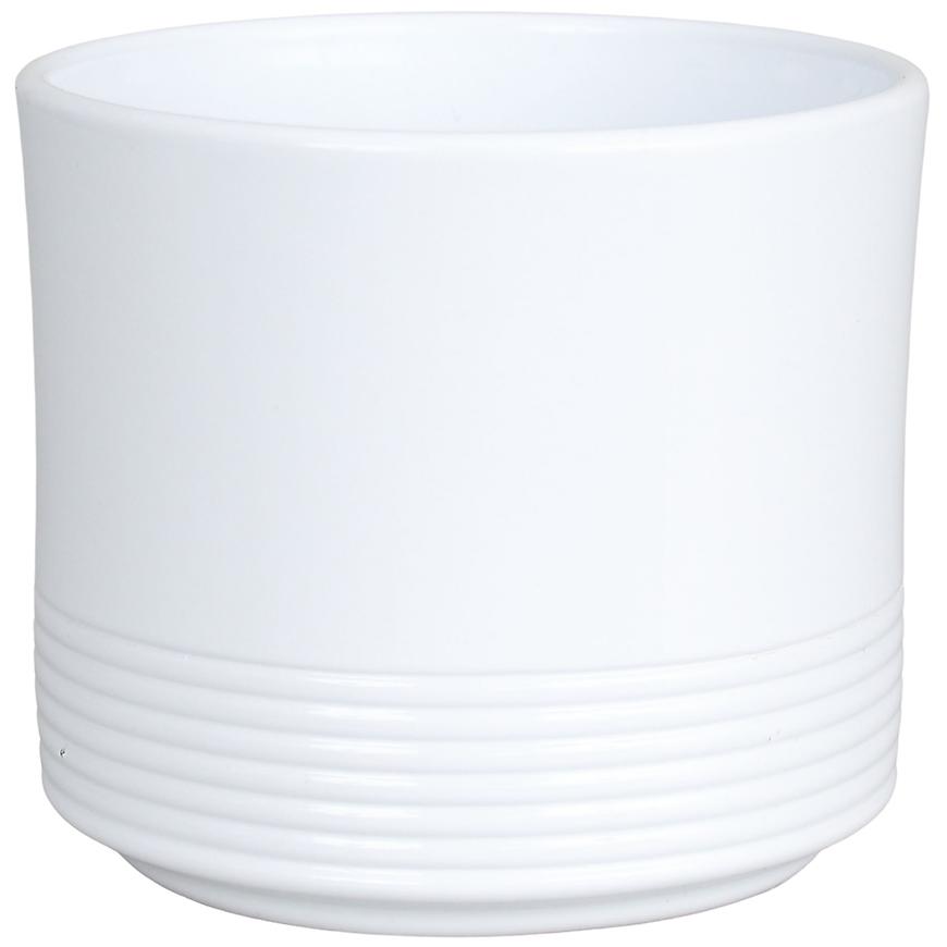 Obal na pokojové rostliny Rille 992 bílý 14 cm