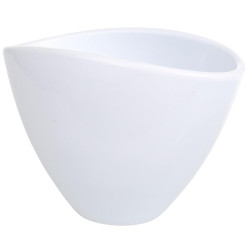 Obal na rostliny oválný 18cm bílý