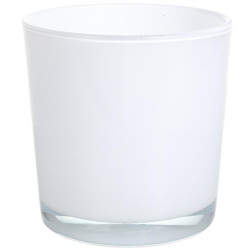 Obal skleněný CYNTIA bílá 13 cm