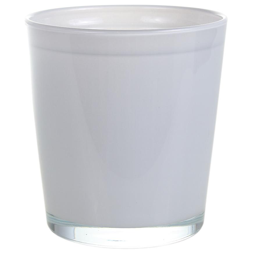 Obal skleněný CYNTIA světle šedý 13 cm