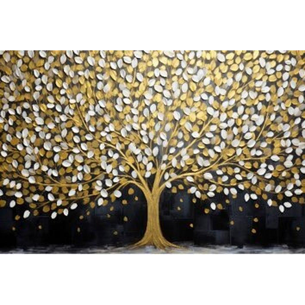 OBRAZ NA HLINÍKOVÉ DESCE, stromy, 120/80/2 cm