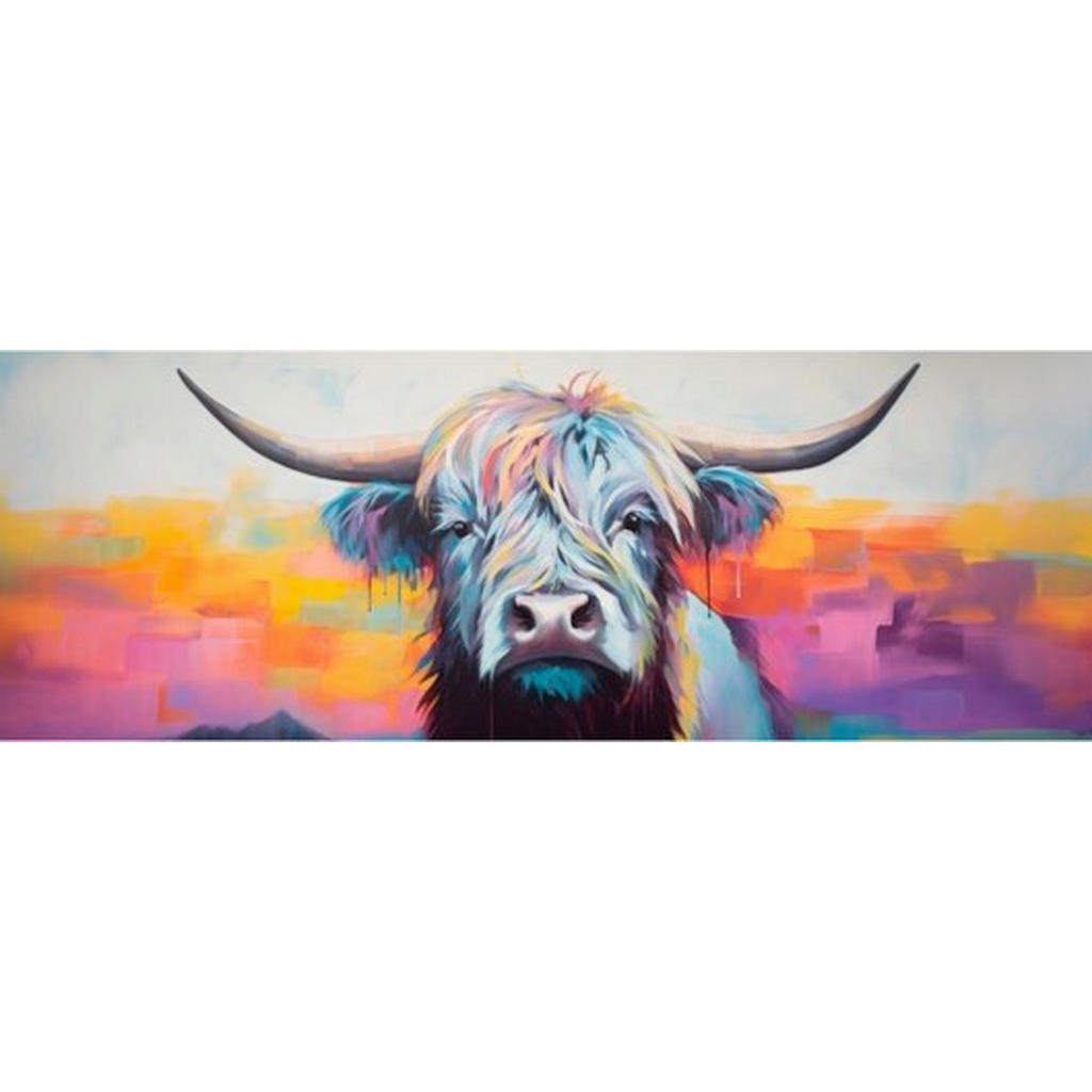 OBRAZ NA HLINÍKOVÉ DESCE, zvířata, 140/50/2 cm