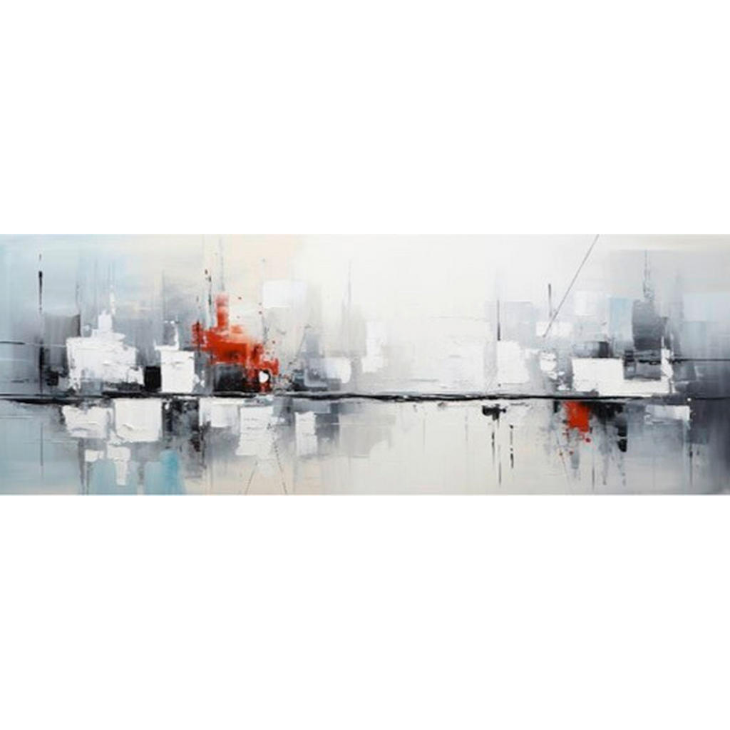 OBRAZ NA HLINÍKOVÉ DESCE, abstraktní, 140/50/2 cm