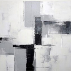 OBRAZ NA KOVU, abstraktní, 30/30/2 cm