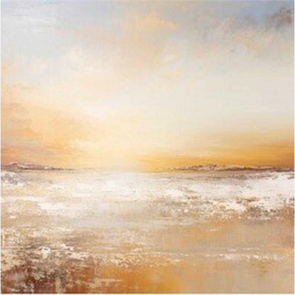 OBRAZ NA KOVU, pláž a moře, 50/50/2 cm