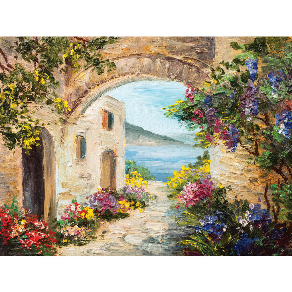 OBRAZ NA PLÁTNĚ, architektura, pláž a moře, 30/40 cm