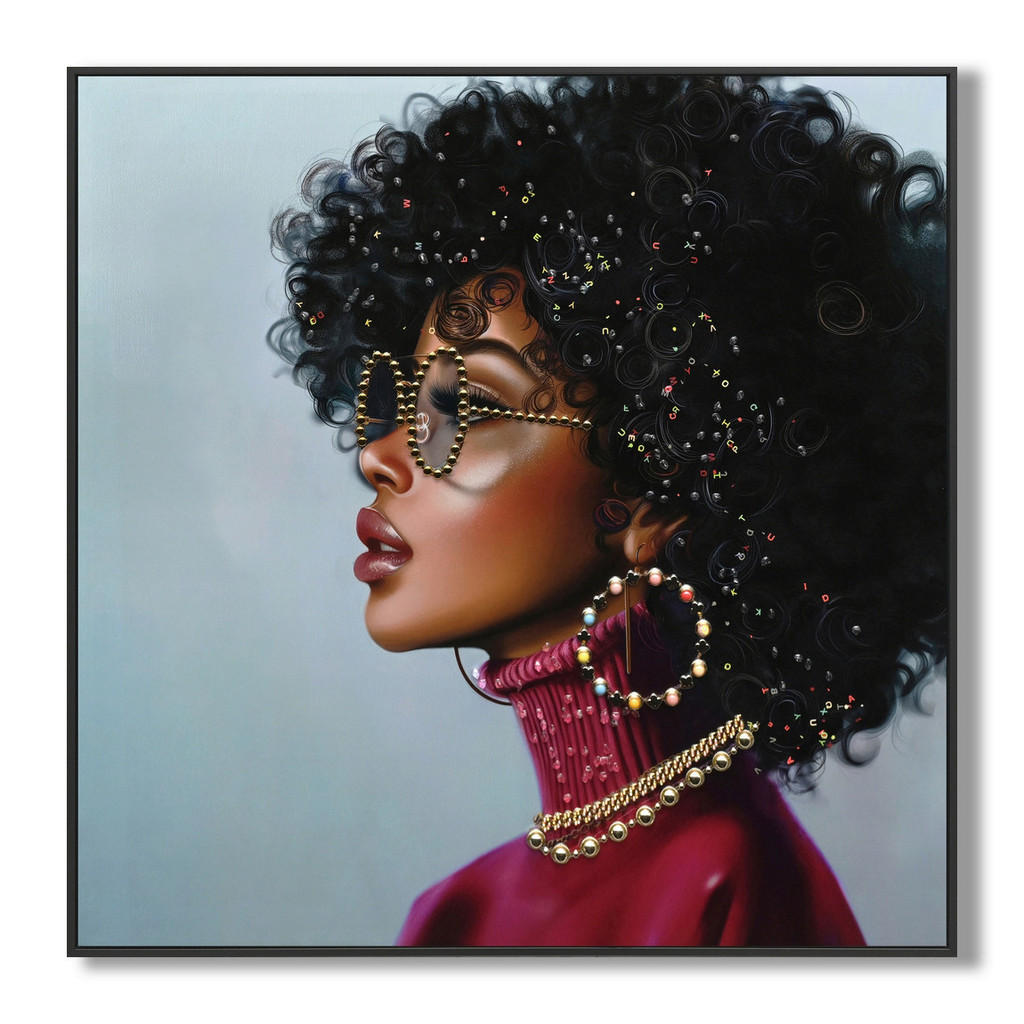 OBRAZ NA PLÁTNĚ, lidé, 82/82/4 cm