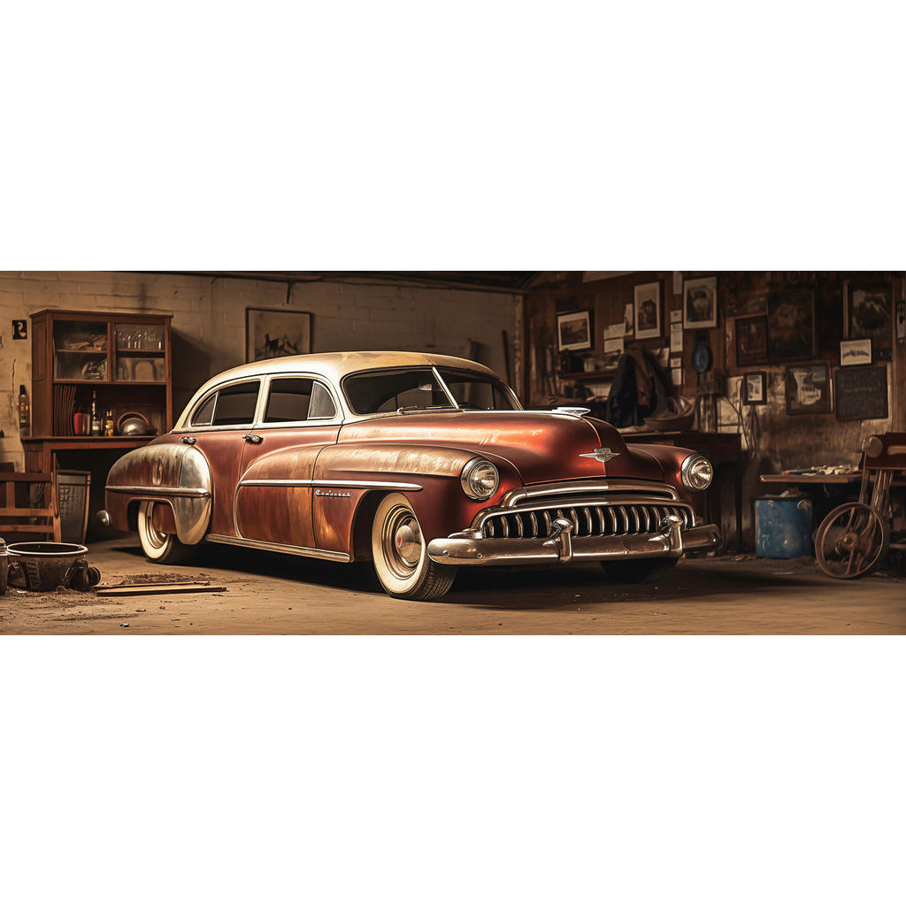 OBRAZ NA SKLE, vozidla, 50/125/1,40 cm