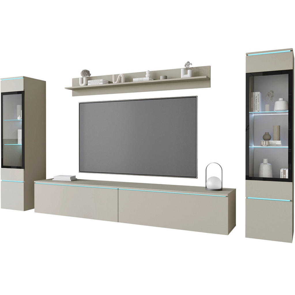 OBÝVACÍ STĚNA, béžová, kašmírová