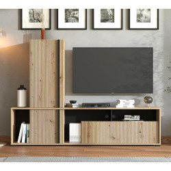 Obývací Stěna Chania artisan/černá 11013496