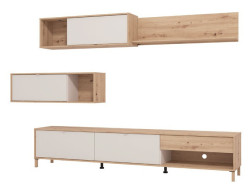 Obývací stěna norra - dub artisan/kašmír