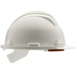 Ochranná přilba model bau, uni, bílá