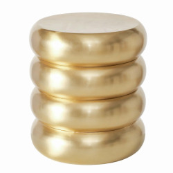 ODKLÁDACÍ STOLEK, barvy zlata