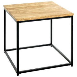 ODKLÁDACÍ STOLEK, dub, černá, barvy dubu