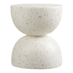 Odkládací stolek Bonita, terrazzo vzhled, ø 40 cm - House Nordic