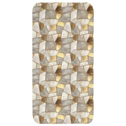 OnlyWow KOUPELNOVÁ PŘEDLOŽKA Mozaika - Mramor - Zlato 60x120 cm