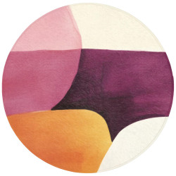 OnlyWow KOUPELNOVÁ PŘEDLOŽKA Tvary - abstraktní - barevné 70x70 cm