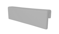 Opěrka/chránič na postel - skandi šedá