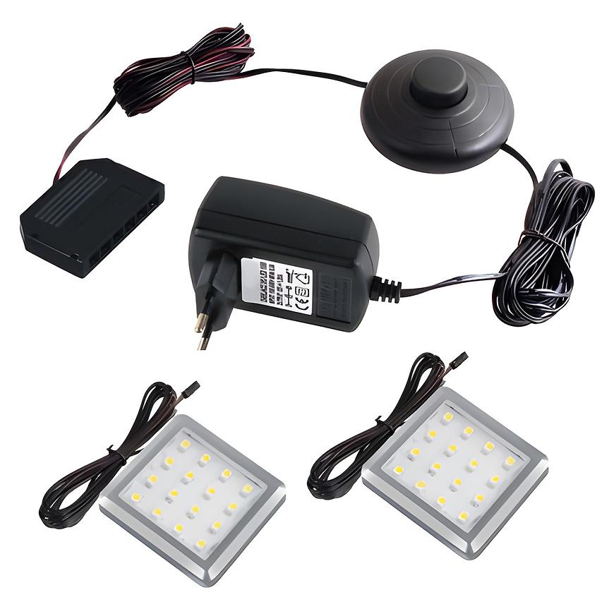 Osvětlení Square 2bodové neutrální bílá