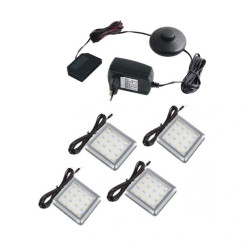 Osvětlení Square 4bodové neutrální bílá