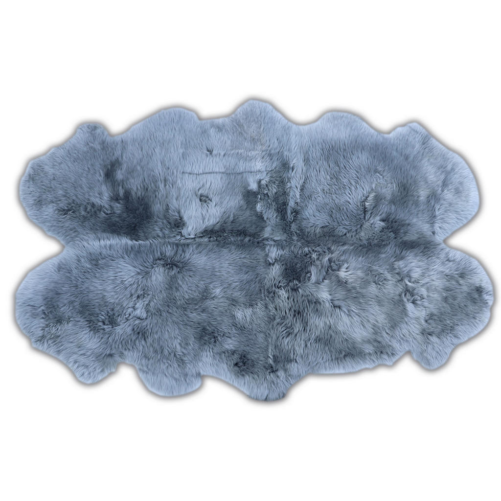 OVČÍ KOŽEŠINA, 105/180 cm, šedá