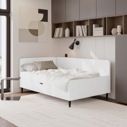 P & B AMERICKÁ POSTEL, 120/200 cm, krémová