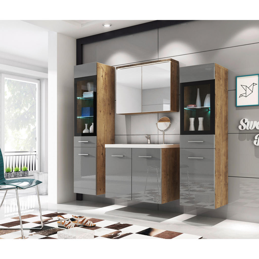 P & B KOUPELNA šedá, barvy kaštanu