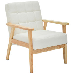 P & B KŘESLO, textil, bílá