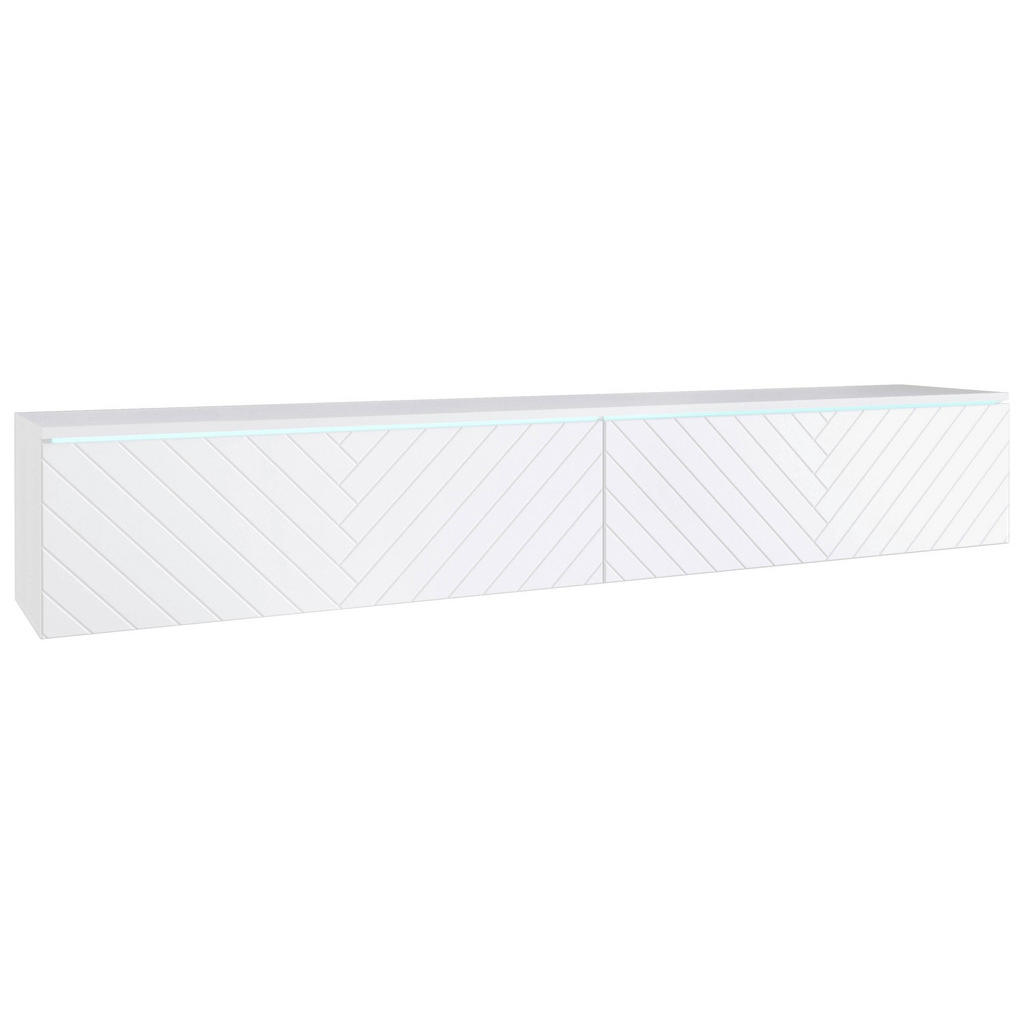 P & B NÍZKÁ KOMODA, bílá, 180/30/33 cm